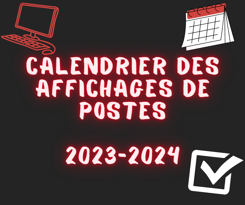 Calendrier des affichages de postes 2023-2024 – Syndicat des travailleuses  et travailleurs des Laurentides en santé et services sociaux – CSN